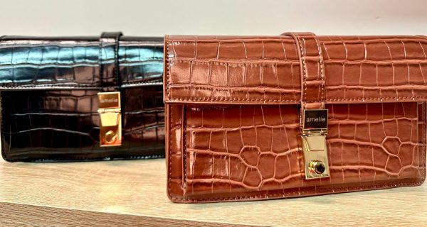 Amelie Luxe Croco Clutch Collection