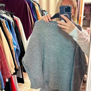 Grey Knitted Sweater