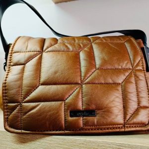 Quilted Caramel Bag