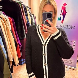 Classic Cable Knit Cardigan
