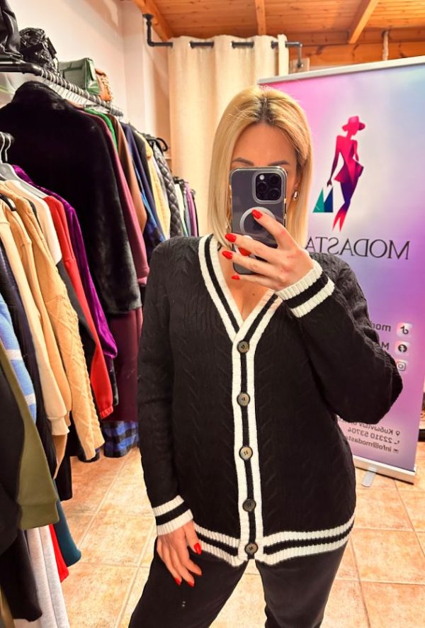 Classic Cable Knit Cardigan