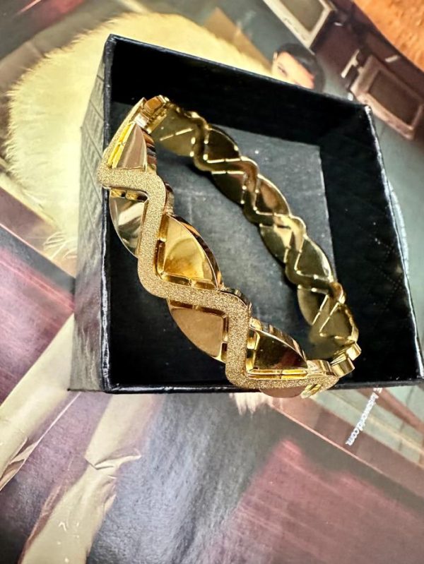 Golden Wave Bracelet
