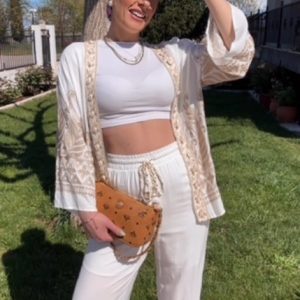 Boho Chic Kimono and Pants