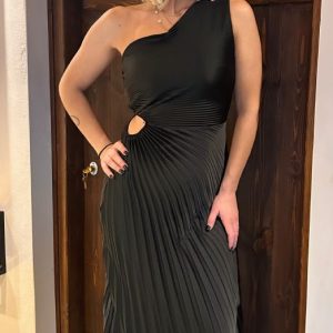 Elegant Satin One-Shoulder Dress