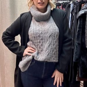 Knitted Turtleneck Sweater