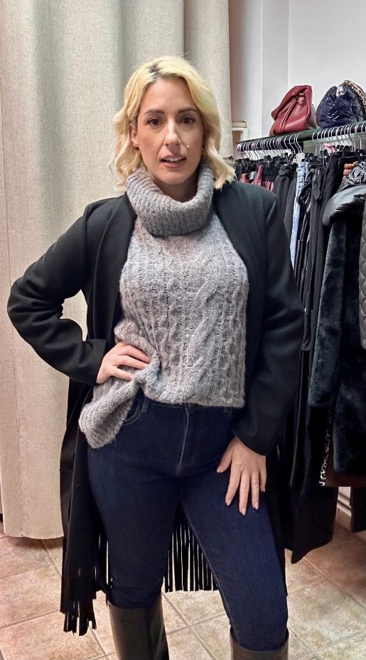 Knitted Turtleneck Sweater